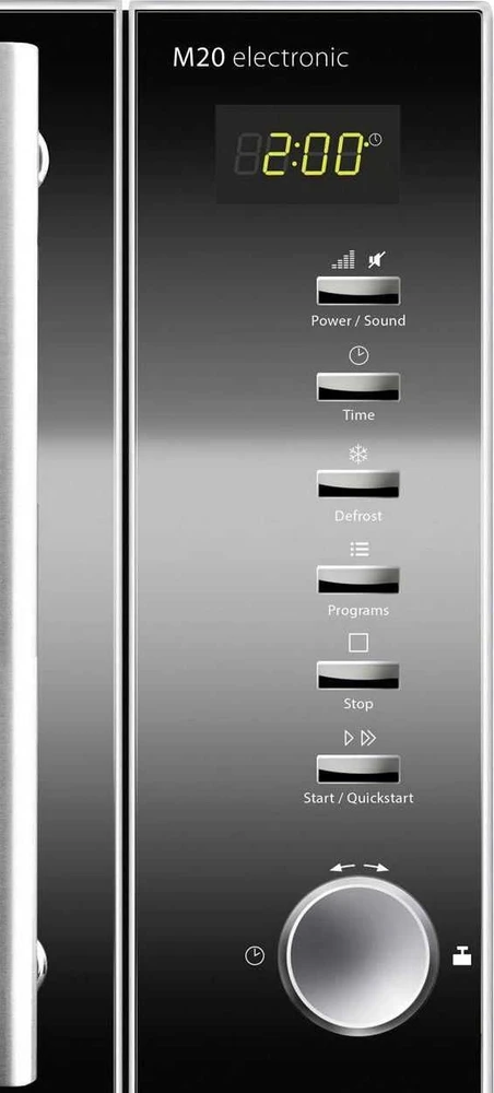 Mikrobangų krosnelė Caso | Microwave orkaitė | M 20 | Free standing | 800 W | Nerūdijantis plienas