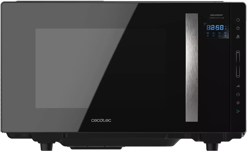 Mikrobangų krosnelė Cecotec Microwave Oven | GrandHeat 2300 Flatbed Touch Juodas | Free standing | 800 W | 23 L | Juodas
