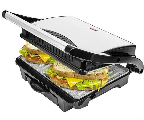 Cecotec elektrinis kontaktinis grilis Rock'nGrill 1000 W, akmens danga, reguliuojama plokštė