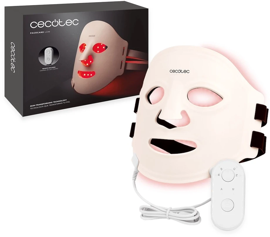 Cecotec LED Facial Mask | FaceCare LÜM | rusvai gelsvas