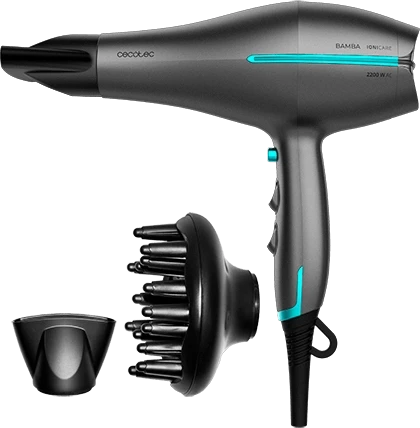 Cecotec Bamba IoniCare 5300 Maxi Aura plaukų džiovintuvas 2200 W Pilkas