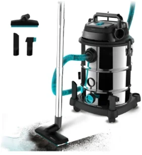 Cecotec Vacuum cleaner | Conga Rockstar Wet & Dry Steel Max Pro | Corded operating | 1600 W | 220-240 V | Sidabrinis/Juodas