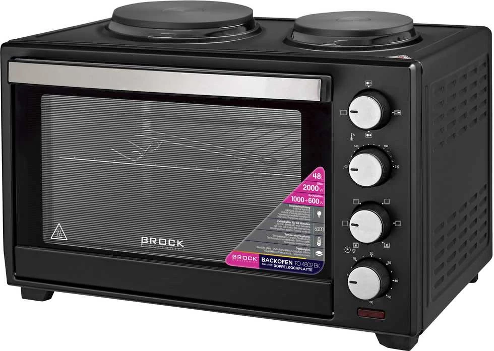 Elektrinė krosnelė Brock TO 4802 mini orkaitė