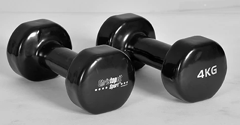 Christopeit CHRISTOPEIT SPORT hantle winylowe - Beauty Bells 2x4kg (paris)