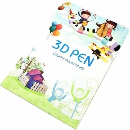 iLike S6 Zīmējumu grāmata priekš 3D drukas pildspalvas figūru veidošanai un apmācībām 40 figūras