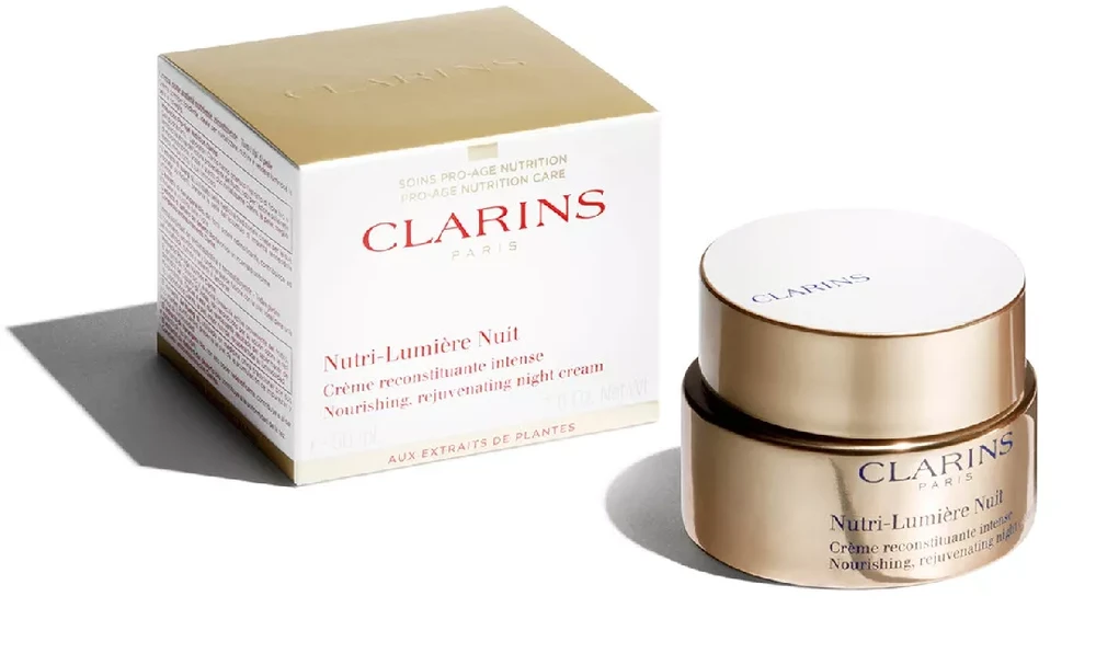 Clarins Nutri-Lumiére Night Skin Kreminis moterims, 50 ml