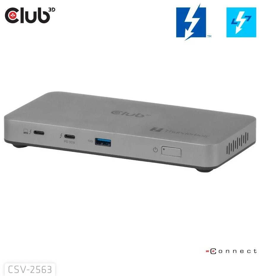 Šakotuvas „Club 3D“ stotis / replikatorius CLUB3D CSV-2563 šakotuvai ir koncentratoriai