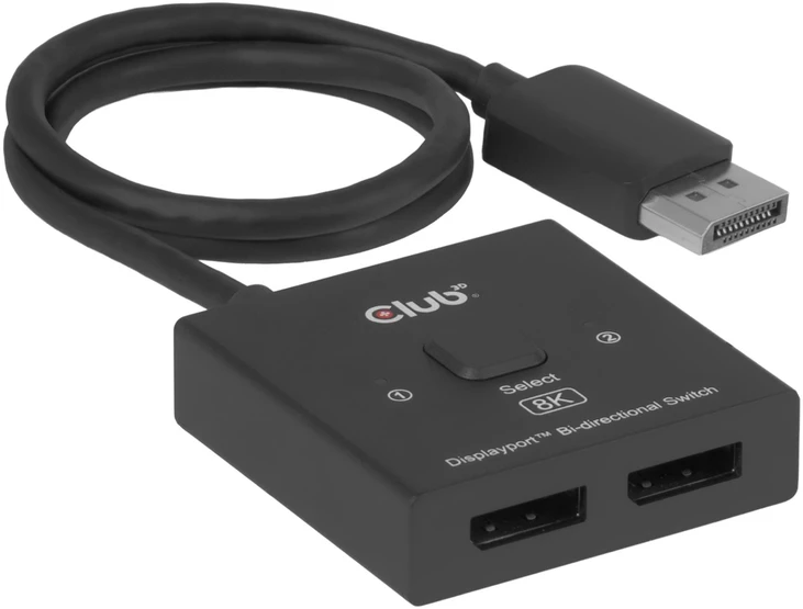 „Club 3D“ CLUB3D CSV-1009 „DisplayPort 2x DisplayPort“ televizoriaus skirstytuvas