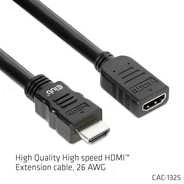 CLUB 3D didelės spartos HDMI™ prailginimo kabelis 4K60Hz M/F 5m