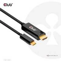 CLUB 3D CAC-1334 HDMI į USB Type-C 4K60Hz aktyvus M/M 1,8 m kabelis