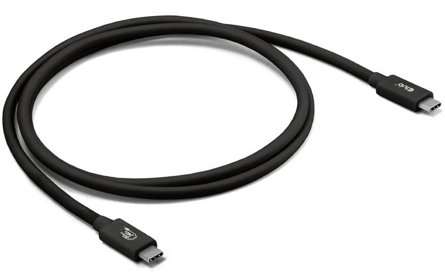 Club 3D CLUB3D CAC-1570 kabelis USB USB4 Gen 2x2 1,2 m USB C 80 Gbit/s 240 W Juodas