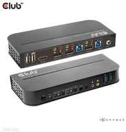 Club 3D Club3D tinklo jungiklis – jungiklis, DP/HDMI KVM jungiklis – dvigubas DP 4K 60Hz