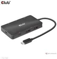 HUB USB Club 3D Club3D USB-7-in1-HUB USB-C > 2xDP/2xUSB/2xUSB-C/RJ45 100W mažmeninė prekyba