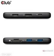 USB CLUB 3D CLUB3D CSV-2551 koncentratorius su USB C tipo jungtimi
