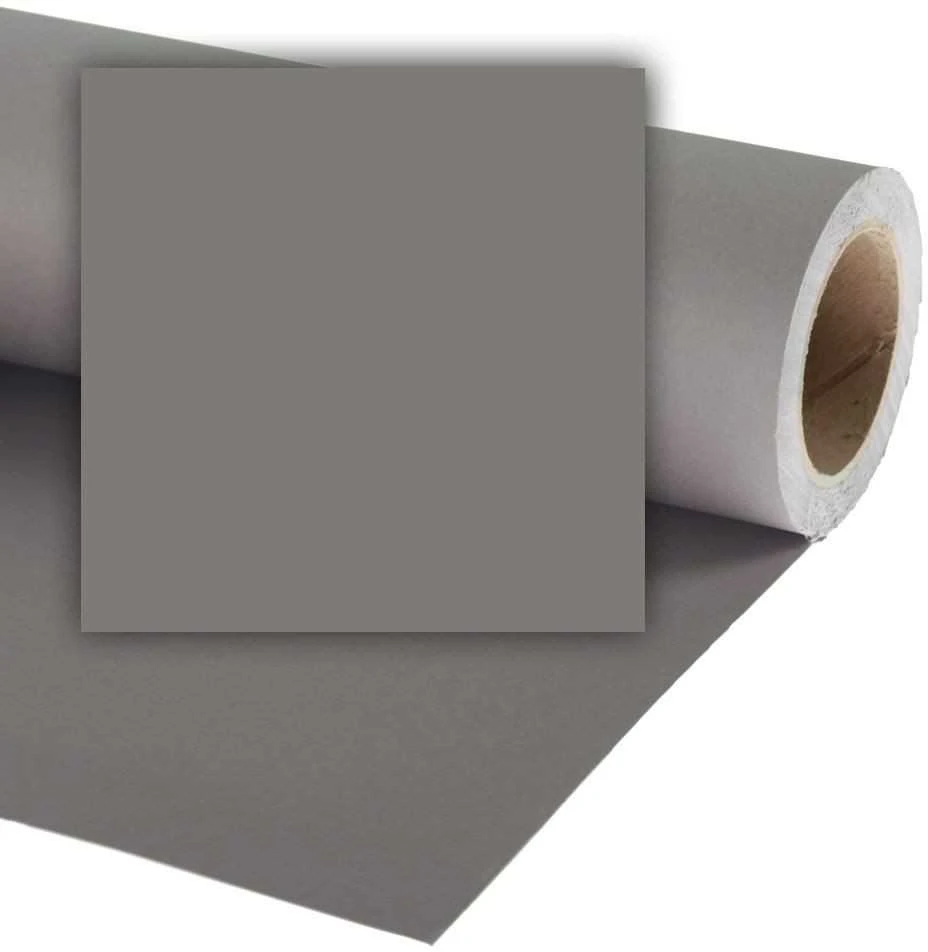 Popierinis fonas Colorama Studio Background 2,72x11m - Mineral pilkas