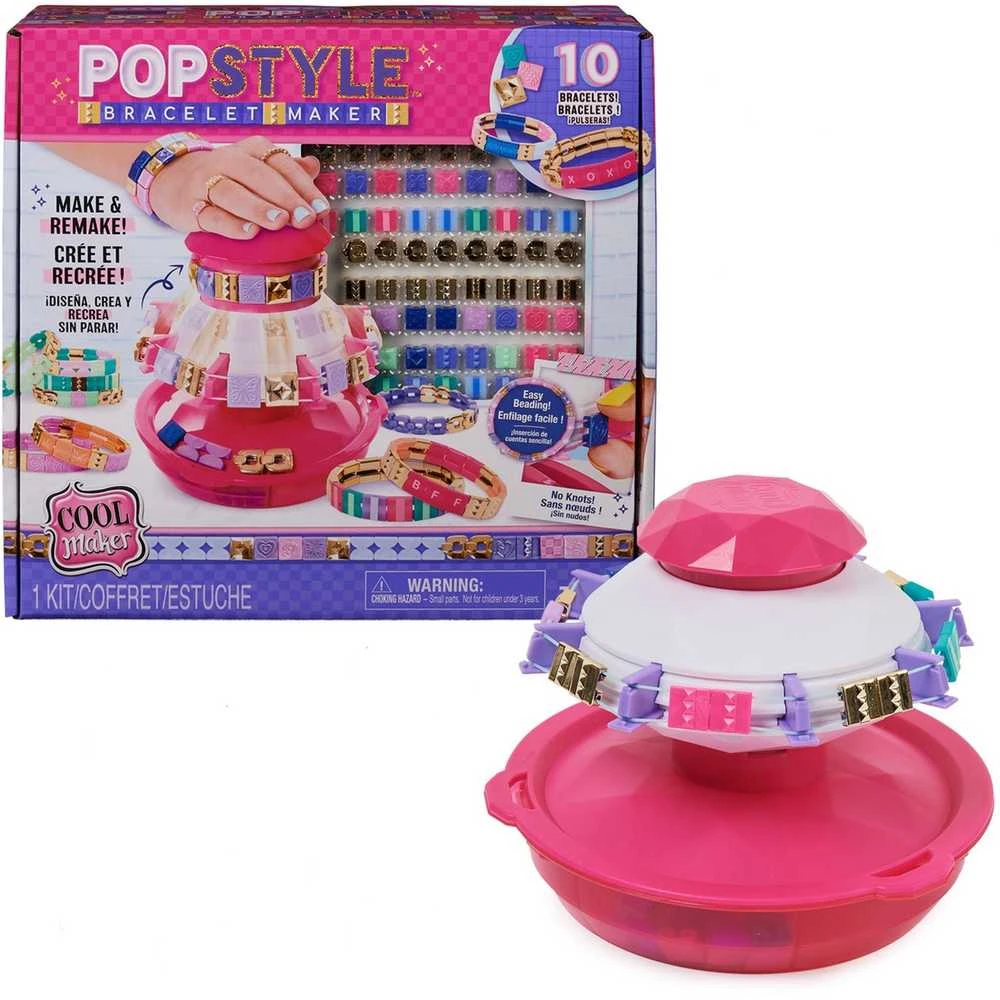 COOL MAKER Apyrankių gaminimo rinkinys POP STYLE