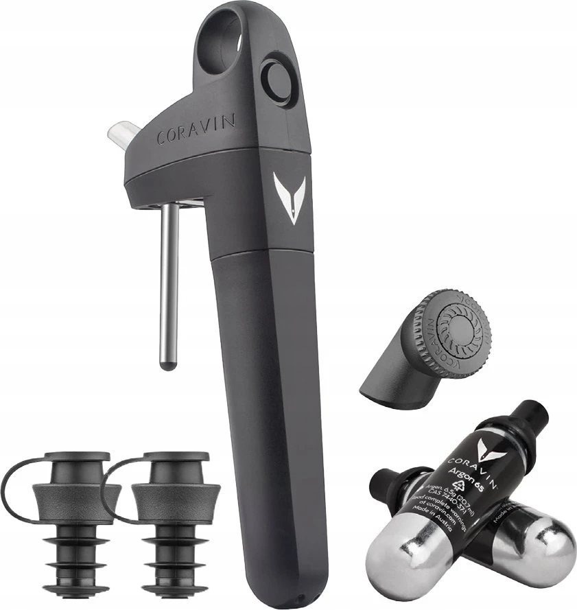 CORAVIN Pivot + Wine Preservation System - Juodas