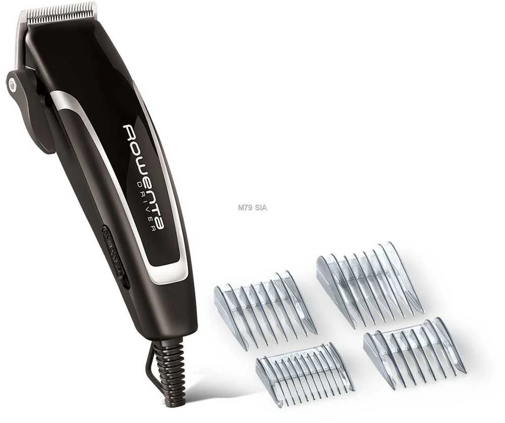 Rowenta Hair Trimmer | TN1603F0 | Corded | Juodas/Sidabrinis
