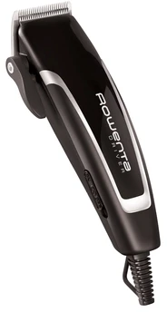 Rowenta Hair Trimmer | TN1603F0 | Corded | Juodas/Sidabrinis