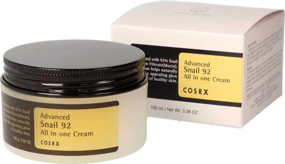 Cosrx Advanced Snail 92 All In One Veido kremas su sraigių mucinu, 100 g