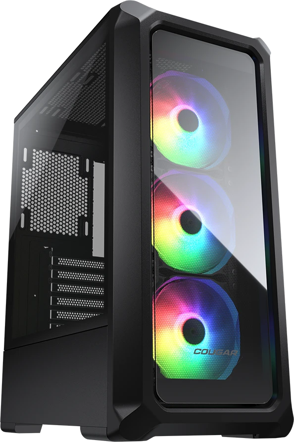 Korpusas Cougar Archon 2 RGB Juodas/Case/Mini tower / 3 ARGB fans /TG transparent side window