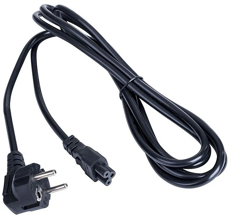 CP NB-10A maitinimo kabelis, Euro 3 kontaktų, C5 IEC, 3 m, hibridinis standartas C/E/F, CEE 7/7, juodas