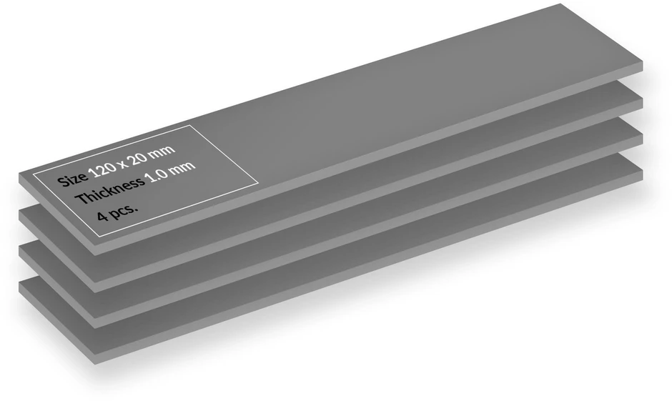 Arctic ARCTIC terminis kilimėlis TP-4 120 x 120 mm 1 mm neperšlampamas 4 vnt.