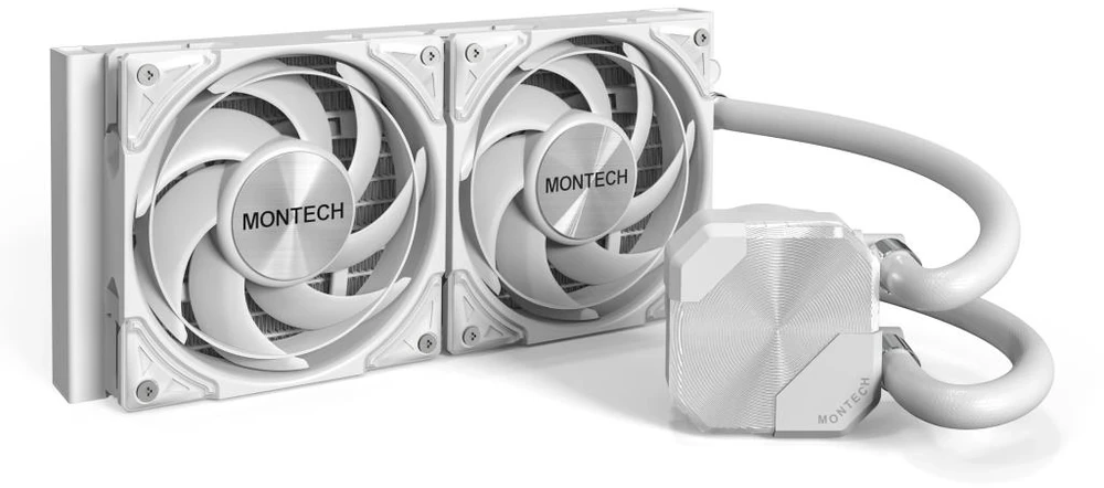 Montech Hyper Flow Silent 240 Baltas aio rinkinys