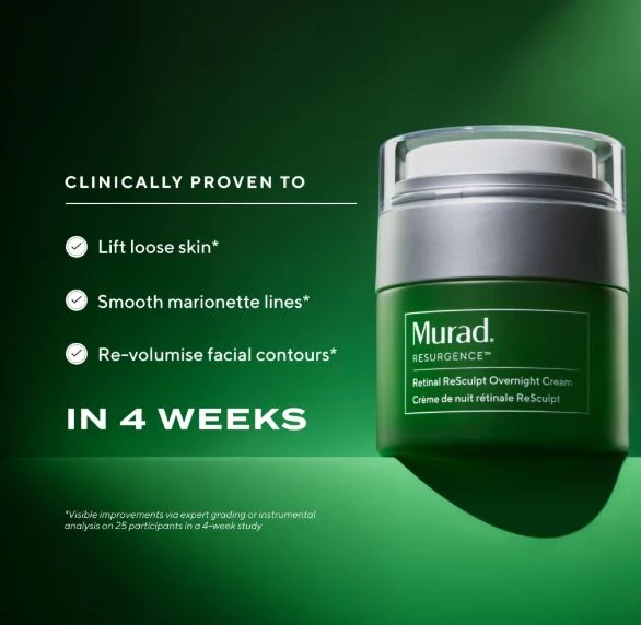 Murad Skincare Murad Retinal Resculpt Overnight Kreminis veido kremas, 50 ml