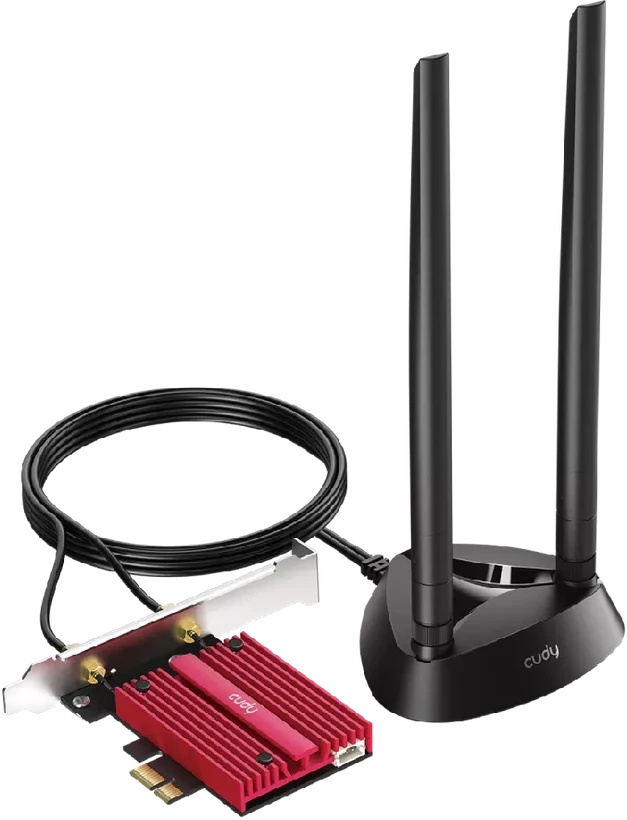Cudy WE9300S tinklo plokštė Vidinis WLAN / „Bluetooth“ 5765 Mbit/s