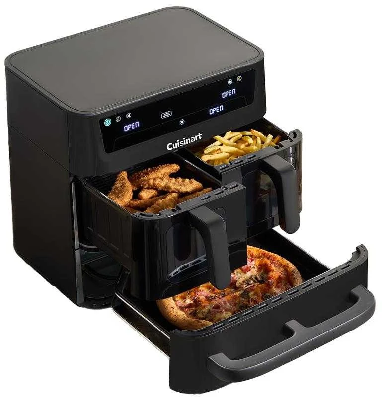 Karšto oro gruzdintuvė Cuisinart AIR-TWIN 10.4L AFT13XBLE