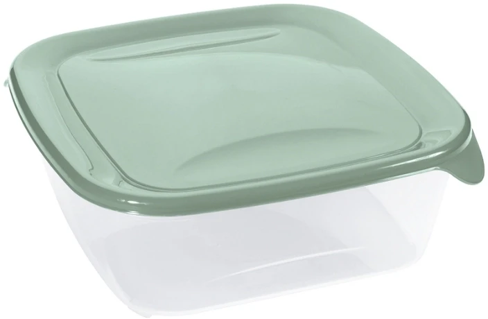 Curver Maisto produktų indas kvadratinis 1,7 L Fresh&Go žalias