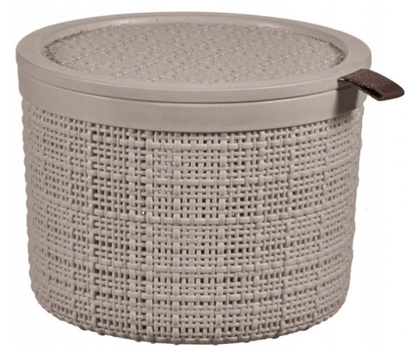 Curver Pojemnik Curver Jute apvalus 2L taupe
