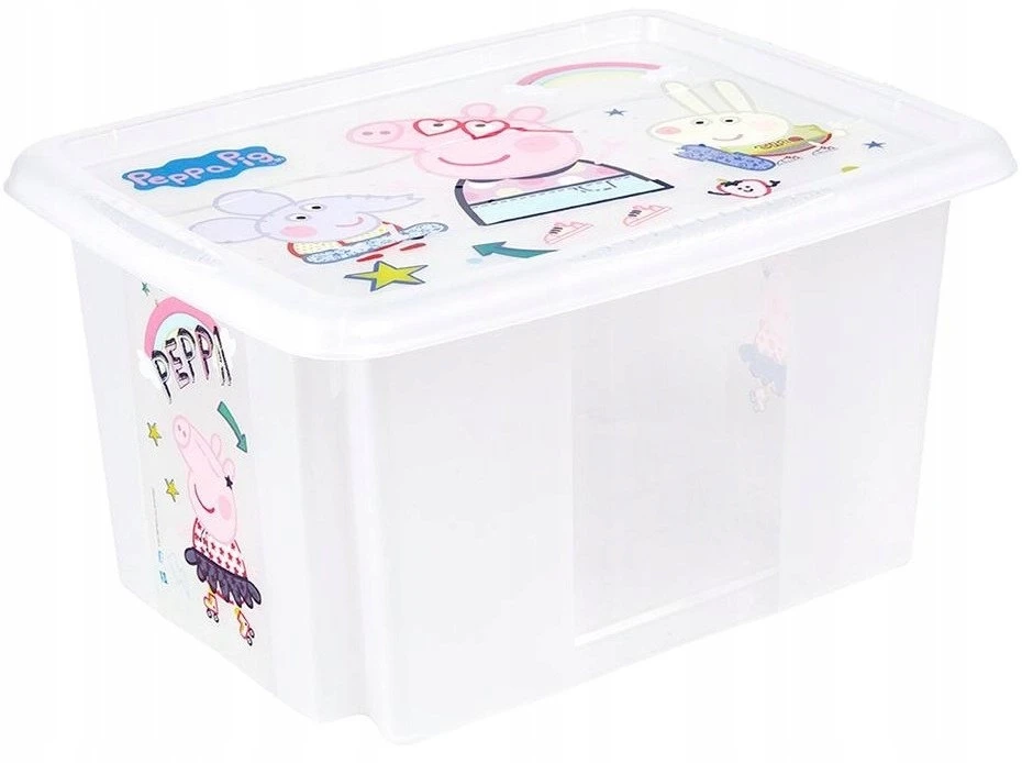 KEEEPER daiktadėžė su dangčiu PEPPA PIG, 15 L, 38x29,5x20,5 cm., 1223600119400
