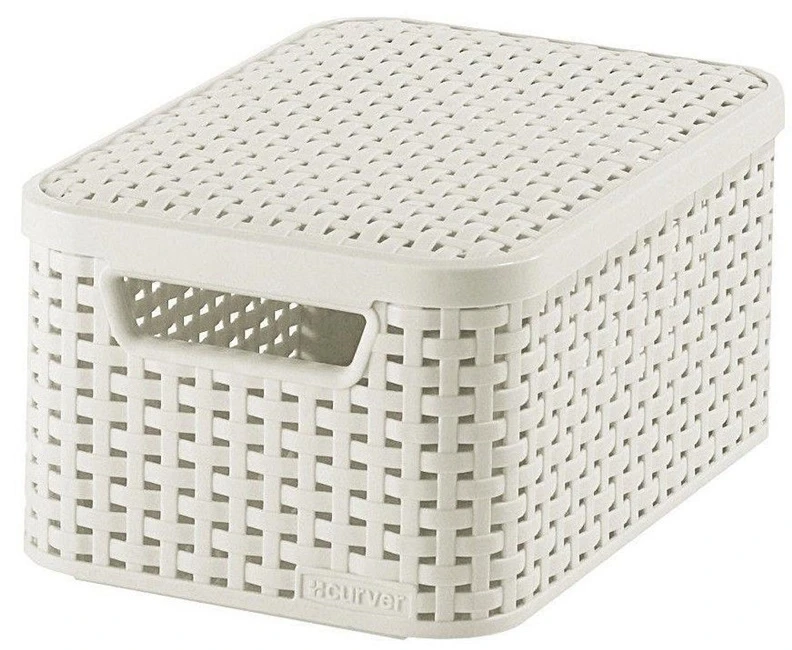 Daiktadėžė CURVER, 6 l, kreminė, 29,1×19,8×14,2 cm