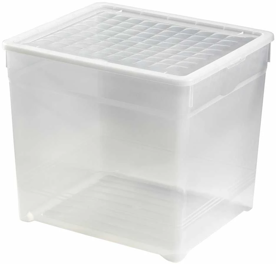 Daiktadėžė CURVER, 33 l, skaidri, 39,5×34×34,3 cm