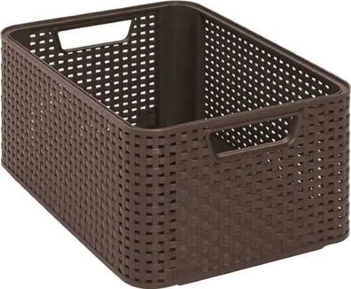 Daiktadėžė CURVER, 30 l, ruda, 43,6×32,6×23 cm