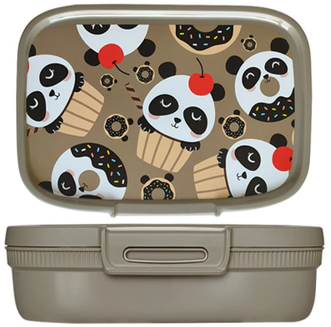 Curver maisto laikymo indas stačiakampis 1,3 l Snap Box ruda/kawaii
