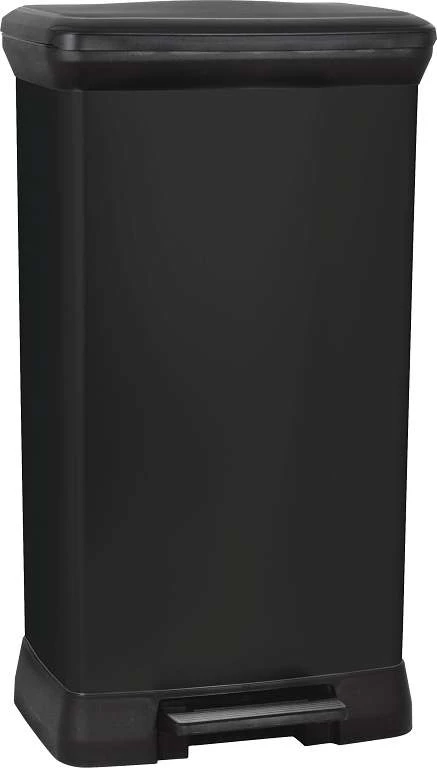 Curver Kibiras su pedalu Deco Bin, metalizuotas, 50 l, juodas