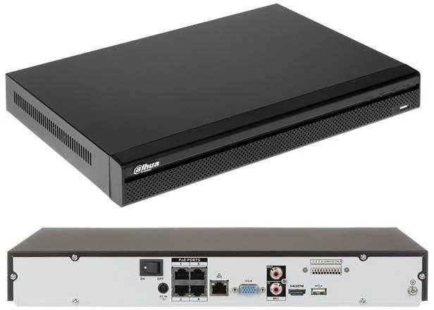 4 kanalų IP vaizdo įrašymo įrenginys Dahua NVR4204-P-4KS2/L, 4xPOE
