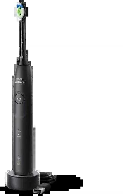 Elektrinis dantų šepetėlis „Philips Sonicare“ serija 5500 HX7111/01, Juodas
