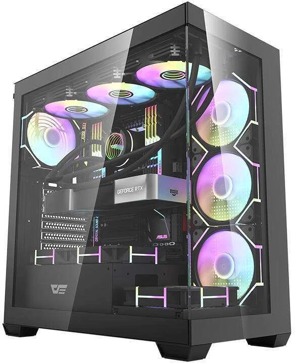 Darkflash DS900 kompiuterio dėklas (juodas)