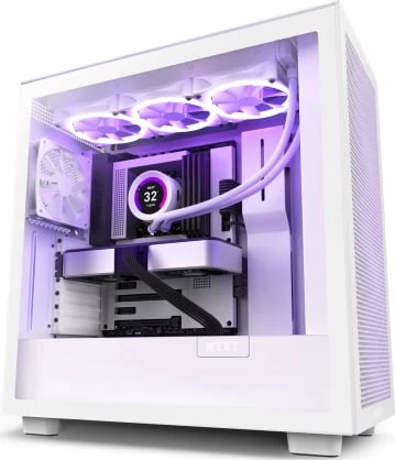 NZXT korpusas H7 Flow 2024 langas Baltas