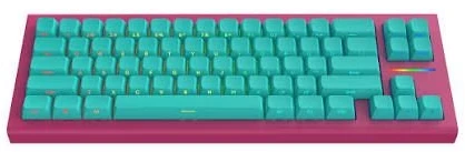Datora tastatūra Nubi NK68 HE G3MS Magnetite Ice Switch US Ice