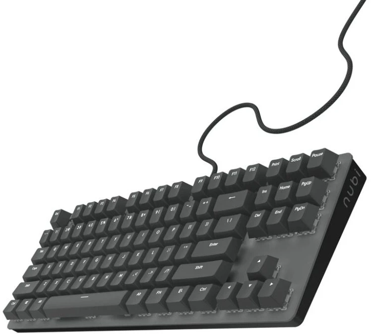Datora tastatūra Nubi NK87 G3MS Sapphire Switch US Juodas