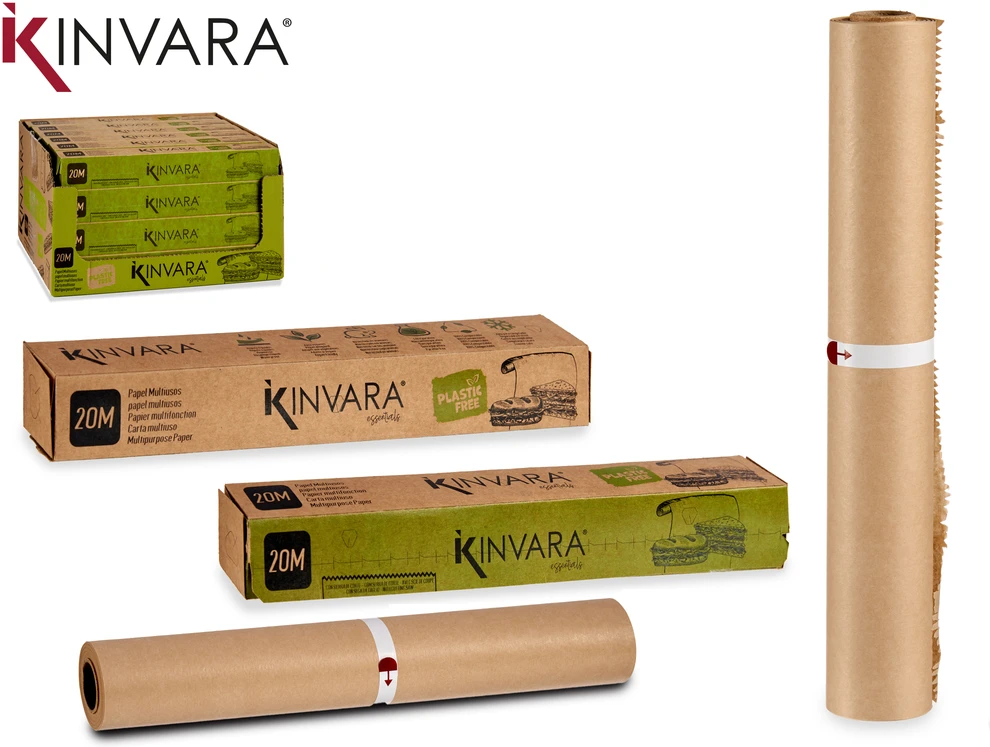 Kinvara Popierius Daugkartinis naudojimas (20 m)