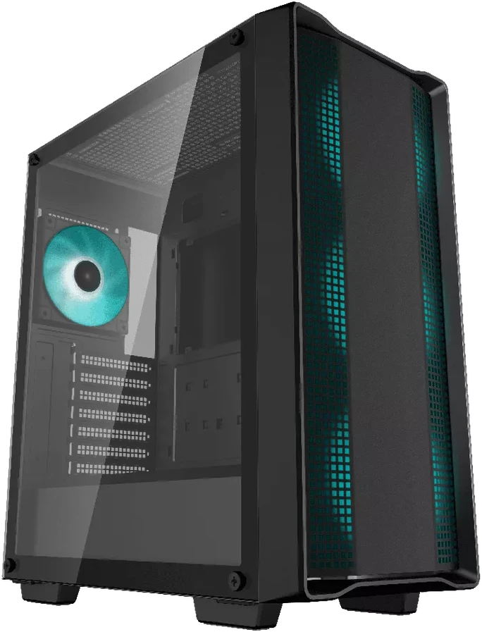 Deepcool | Kompiuterio korpusas | CC560 V2 | Mid-Tower | ATX PS2 | Juodas