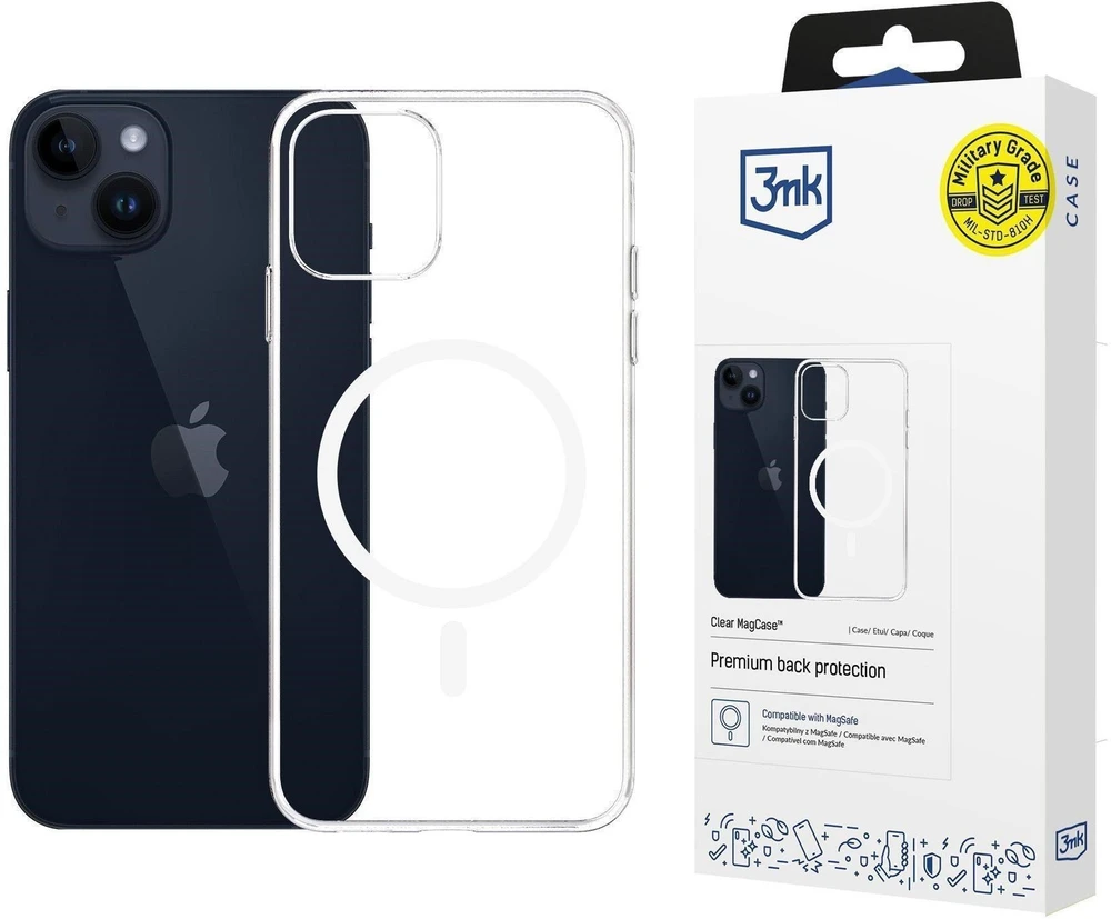 Dėklas 3mk skaidrus 1,2 mm dėklas Apple iPhone 17