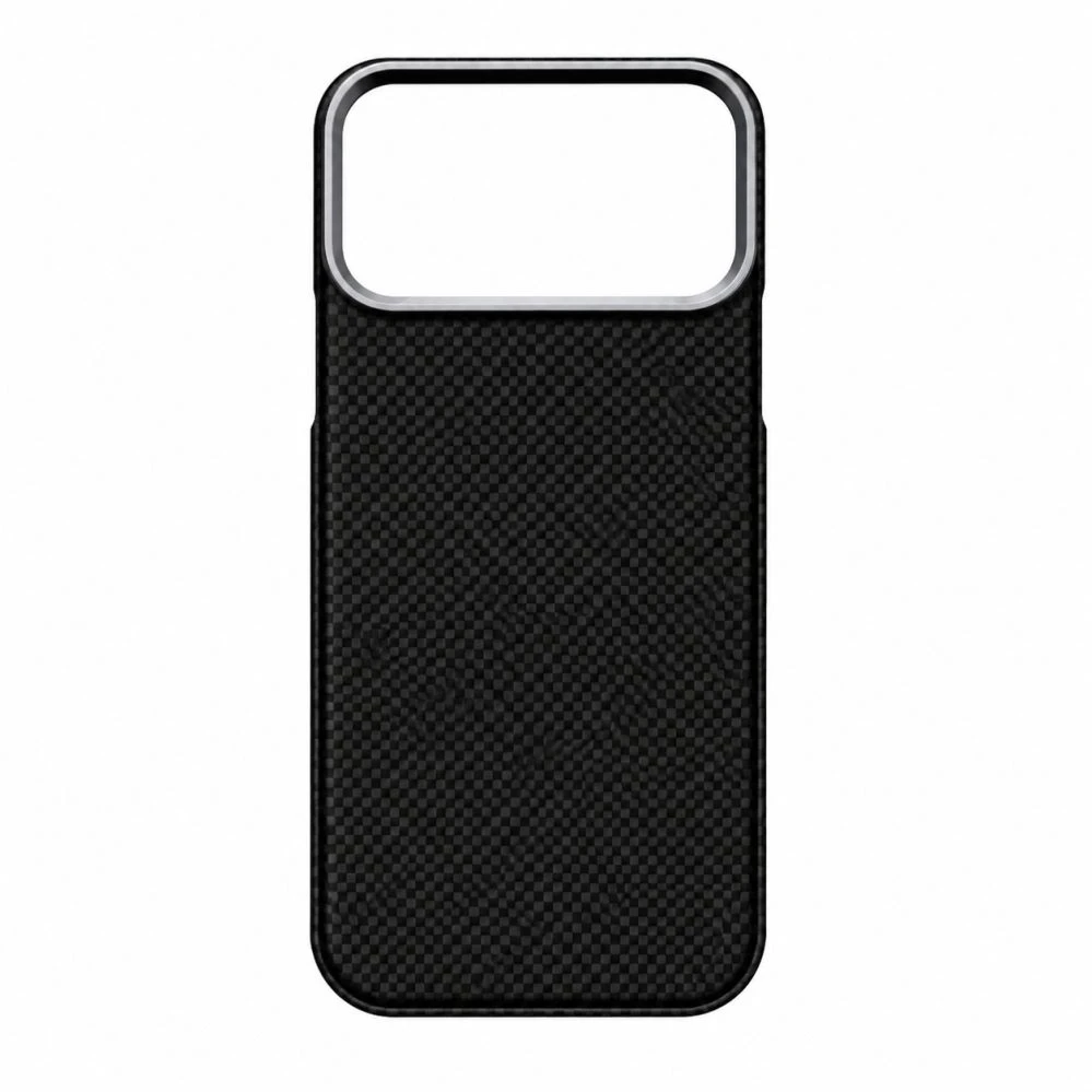Dėklas Aizmugurējais vāciņš Evelatus Apple iPhone 18 Pro Carbon MagSafe case Juodas