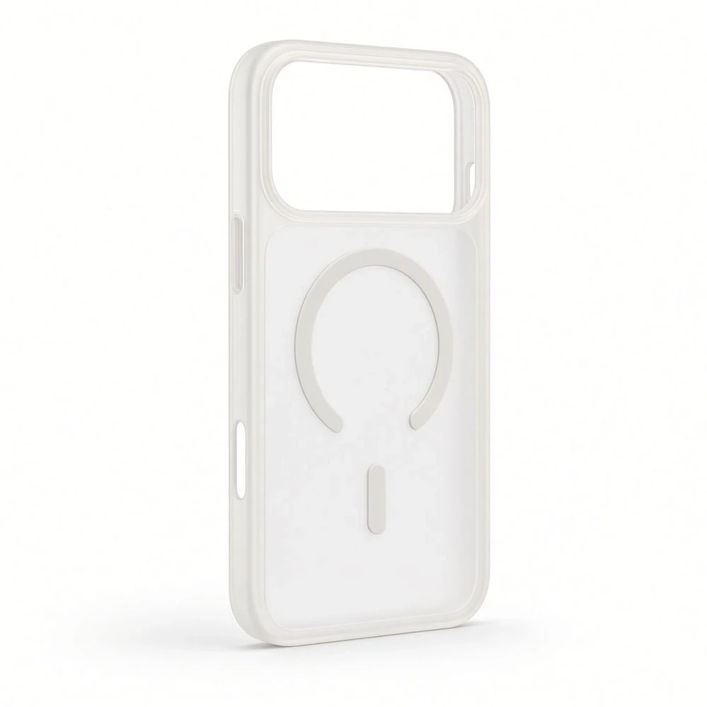 Aizmugurējais vāciņš Evelatus Apple iPhone 18 Pro Max Sidabrinis-Shield Skin Feel 2-in-1 MagSafe Case Matte Clear